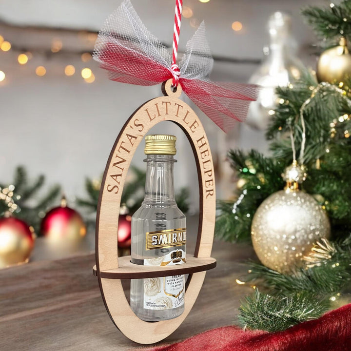 2024 Christmas Ornament Personalized | Funny Coworker Gift | Santa's Little Helper Ornament