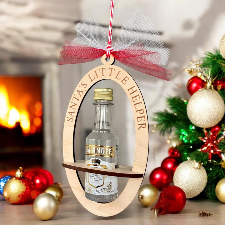 2024 Christmas Ornament Personalized | Funny Coworker Gift | Santa's Little Helper Ornament