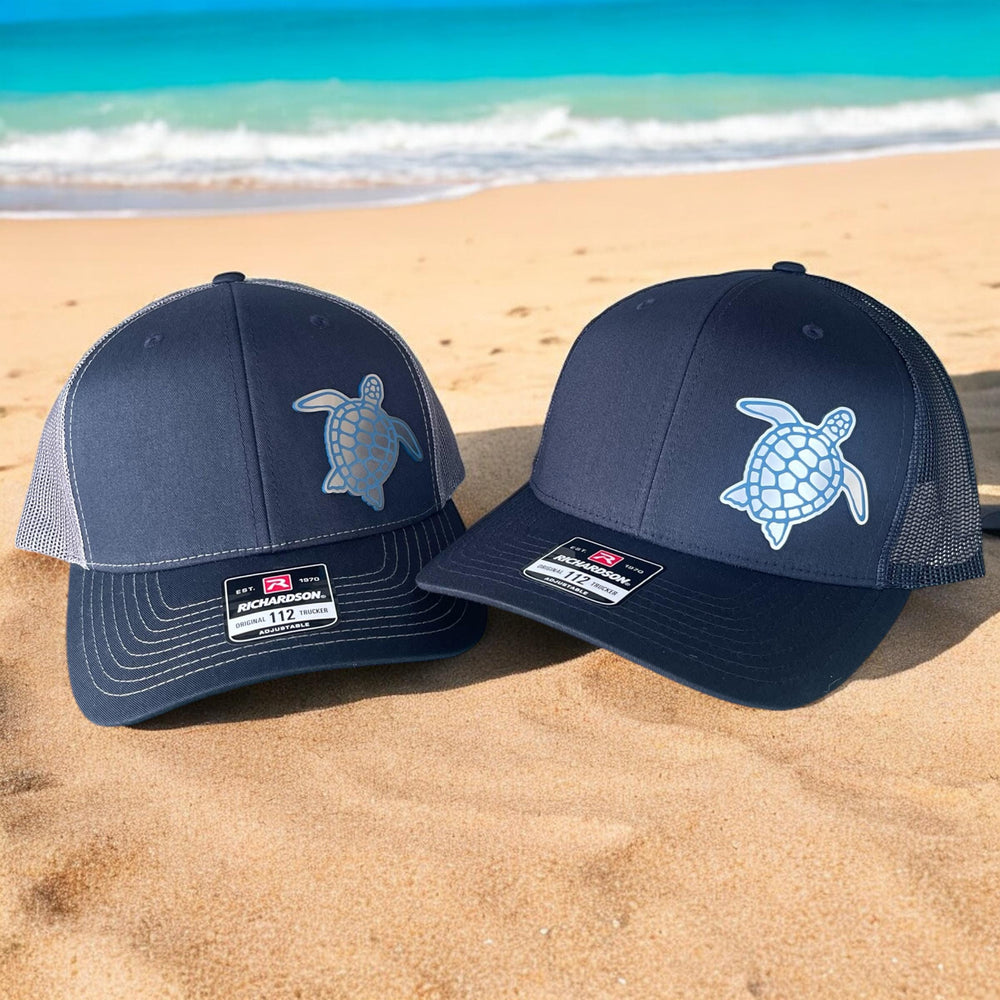 Turtle Hat Nature Lovers Baseball Cap, Trucker Hat for Women & Men, Black, Wildlife Inspired Headwear, Adjustable Snapback