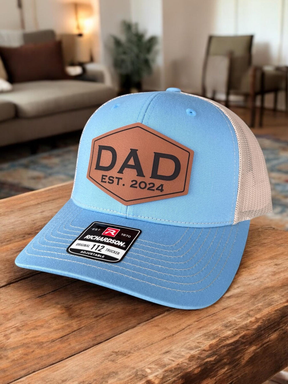 Captain Hat, Captain Trucker Hat, Richardson 112, Custom Dad Hat, Papa Cap, Gift for Dad, New Papa, Gift for Grandpa, Daddy, Yupoong 6606