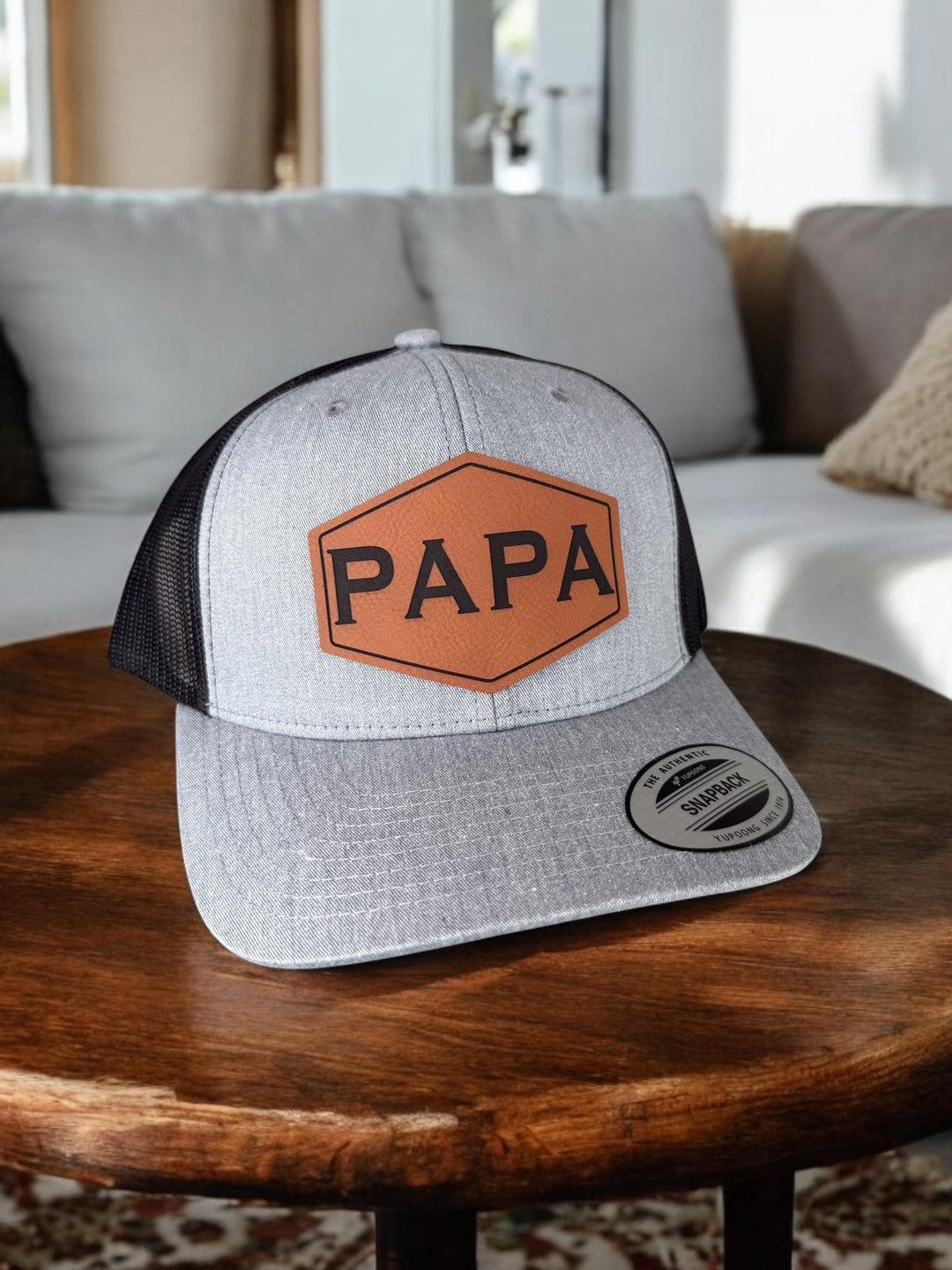 Grandpa Hat, Richardson 112, Custom Dad Hat, Papa Cap, Gift for Dad, New Papa, Custom Hat, Gift for Grandpa, Daddy, Yupoong 6606