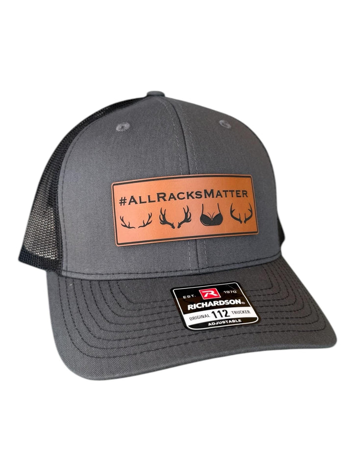 Orange Hunting Cap, All Racks Matter Trucker Hat for Men, Richardson 112