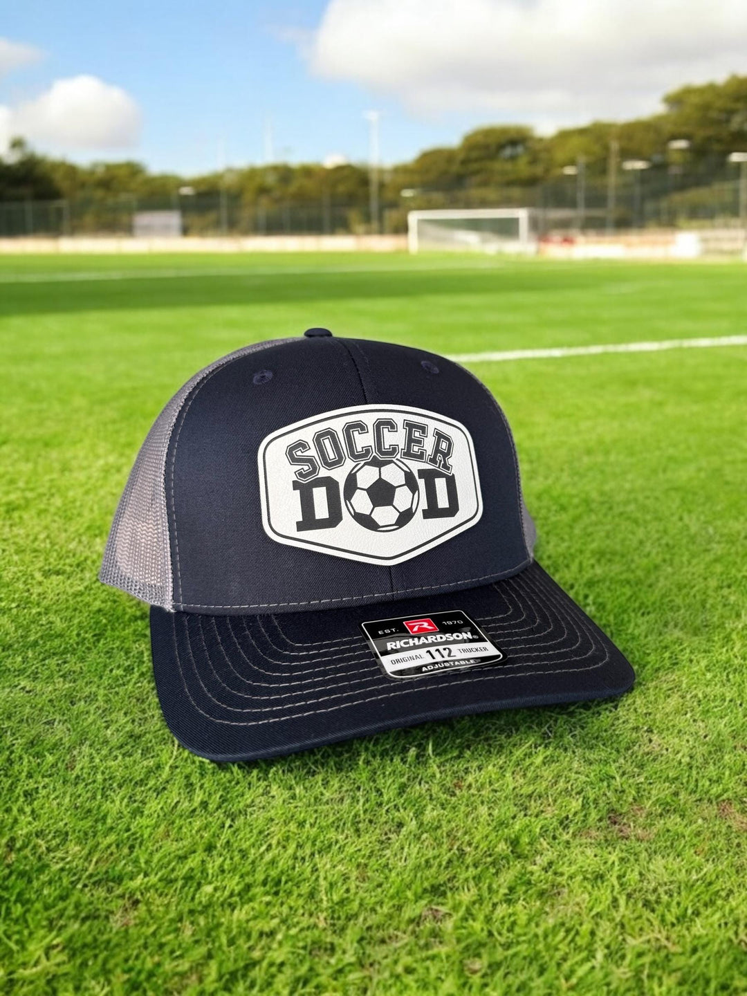 Soccer Dad Hats, Soccer Dad Gift, Father's Day Gift Soccer, Richardson 112 Trucker Hat, Yupoong Patch Hats