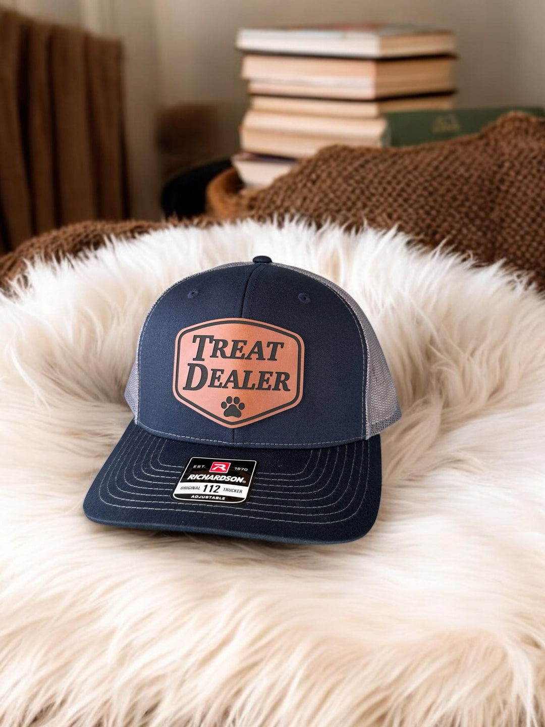 Treat Dealer Funny Dog Lover Gifts, Richardson 112 Trucker Hat, Dog Dad Gift Ideas, Father's Day Gift for Dog Lover, Yupoong 6606