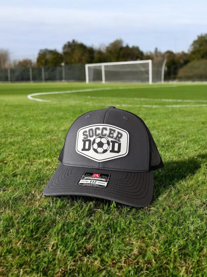 Soccer Dad Hats, Soccer Dad Gift, Father's Day Gift Soccer, Richardson 112 Trucker Hat, Yupoong Patch Hats