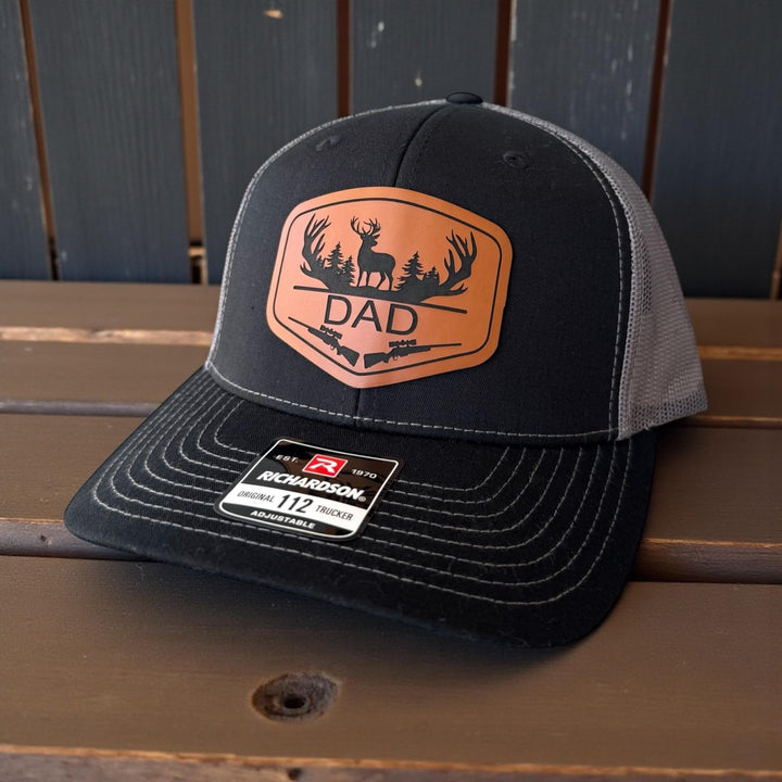 Personalized Dad Hunting Hat, Richardson 112, Custom Hunting Hats For Men With Initial