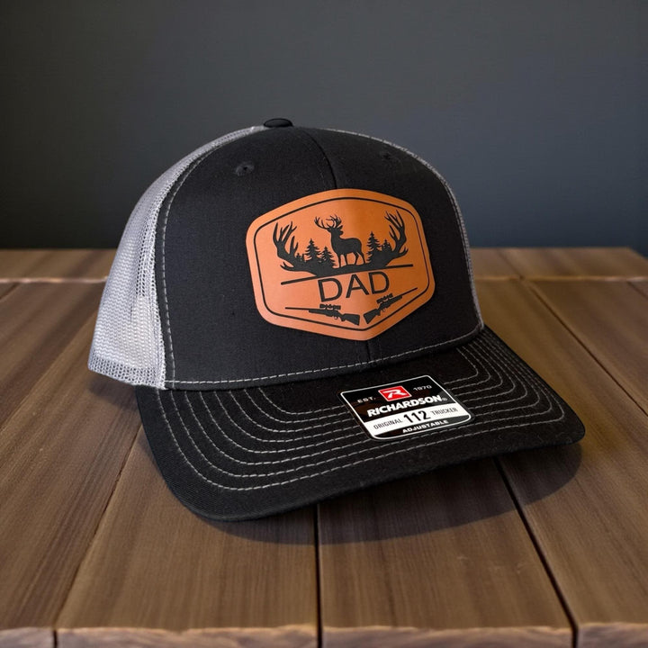 Personalized Dad Hunting Hat, Richardson 112, Custom Hunting Hats For Men With Initial