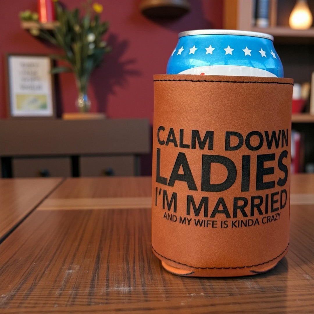 New Husband Gifts, Funny Saying Beer Can Coozie