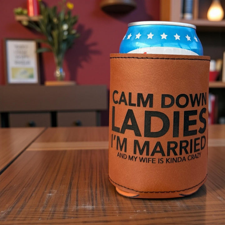 New Husband Gifts, Funny Saying Beer Can Coozie