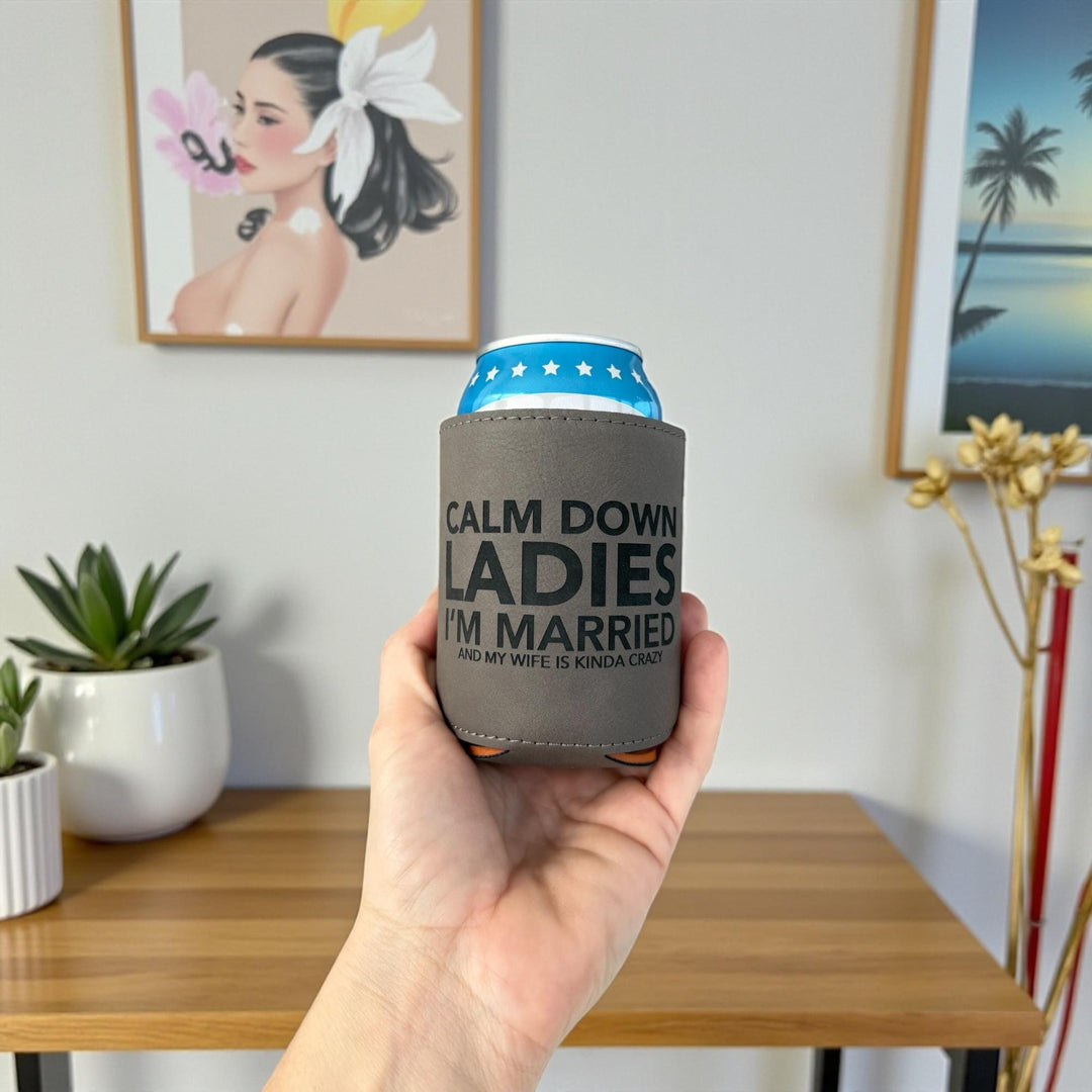 New Husband Gifts, Funny Saying Beer Can Coozie