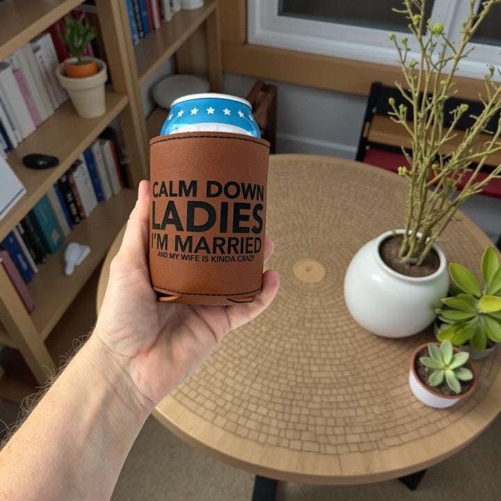 New Husband Gifts, Funny Saying Beer Can Coozie