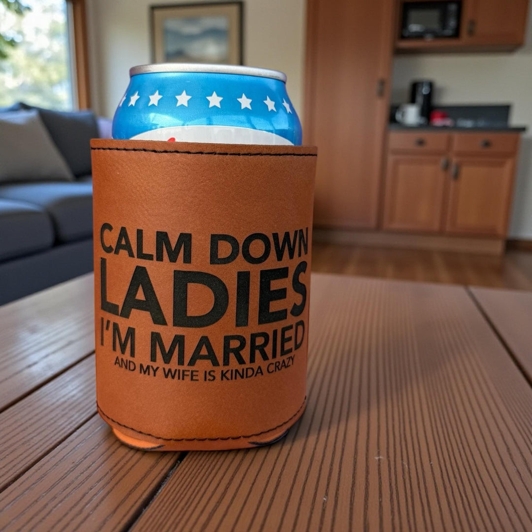 Funny Saying Can Cooler, New Husband Gift, Wedding Gift Party Favor