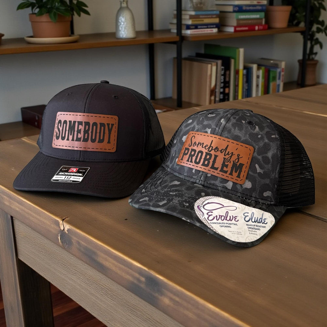 Matching Couple Hats, Somebody's Problem Hat, Funny His and Her Gifts