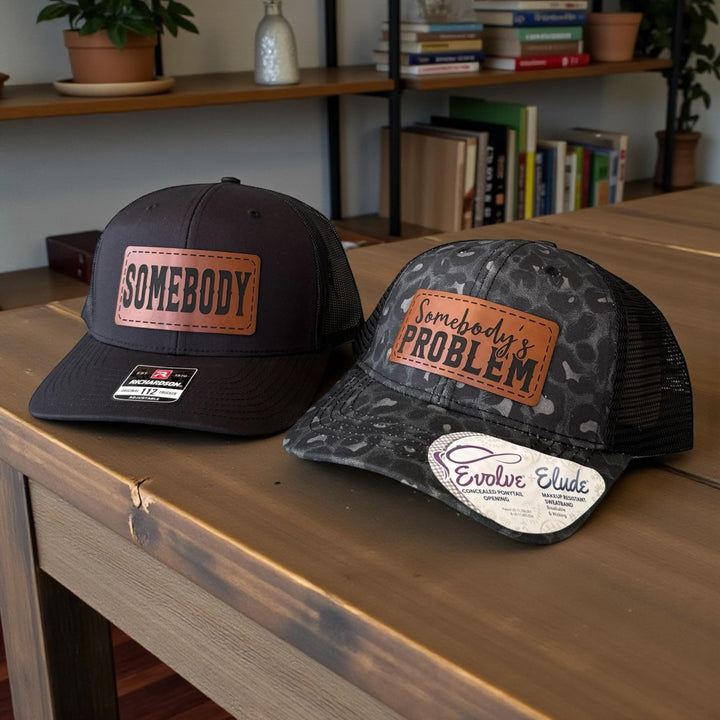 Matching Couple Hats, Somebody's Problem Hat, Funny His and Her Gifts