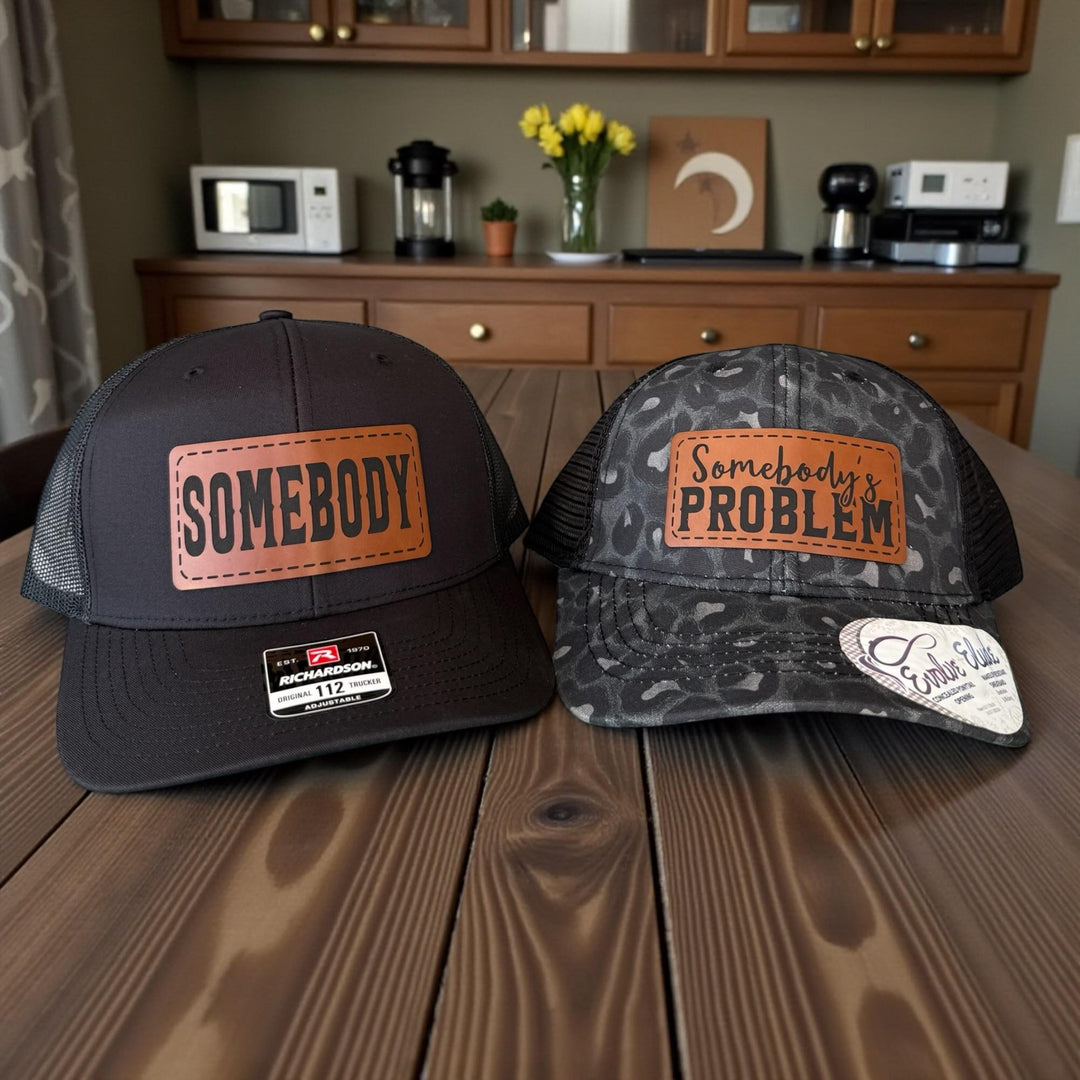Matching Couple Hats, Somebody's Problem Hat, Funny His and Her Gifts