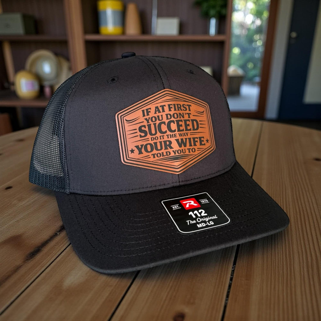 Funny Husband Trucker Hat, Mens Gift From Wife, Richardson 112 Snapback