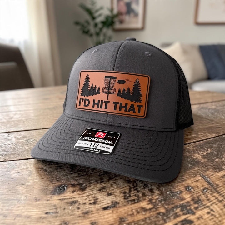 Disc Golf Hat For Men, I'd Hit That Trucker Hat, Richardson 112 Snapback