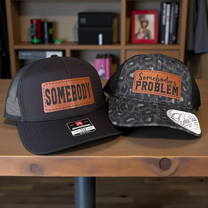 Matching Couple Hats, Somebody's Problem Hat, Funny His and Her Gifts