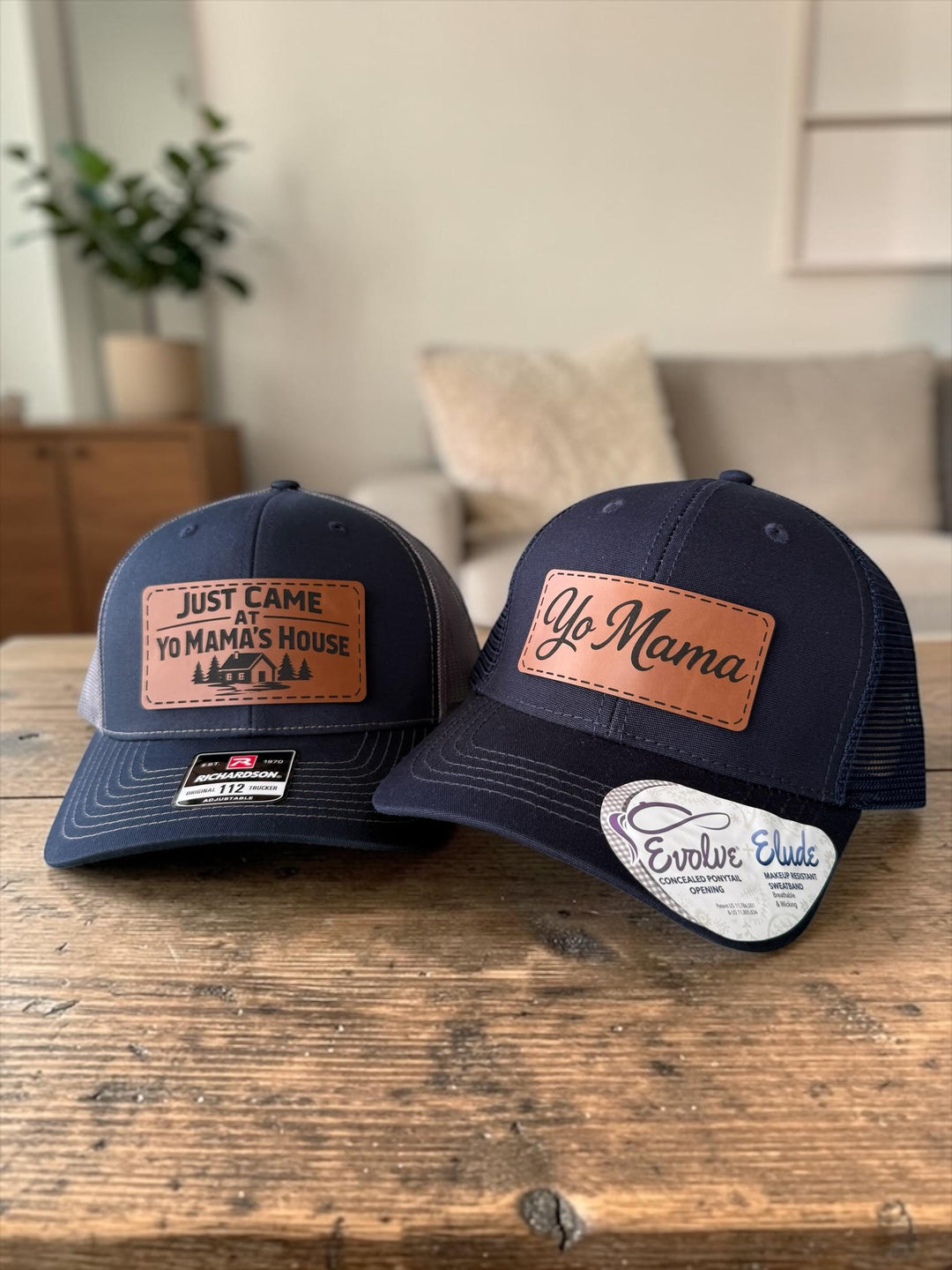 Matching Couple Hats, Funny Yo Mama Hat, Husband Wife Hat Set