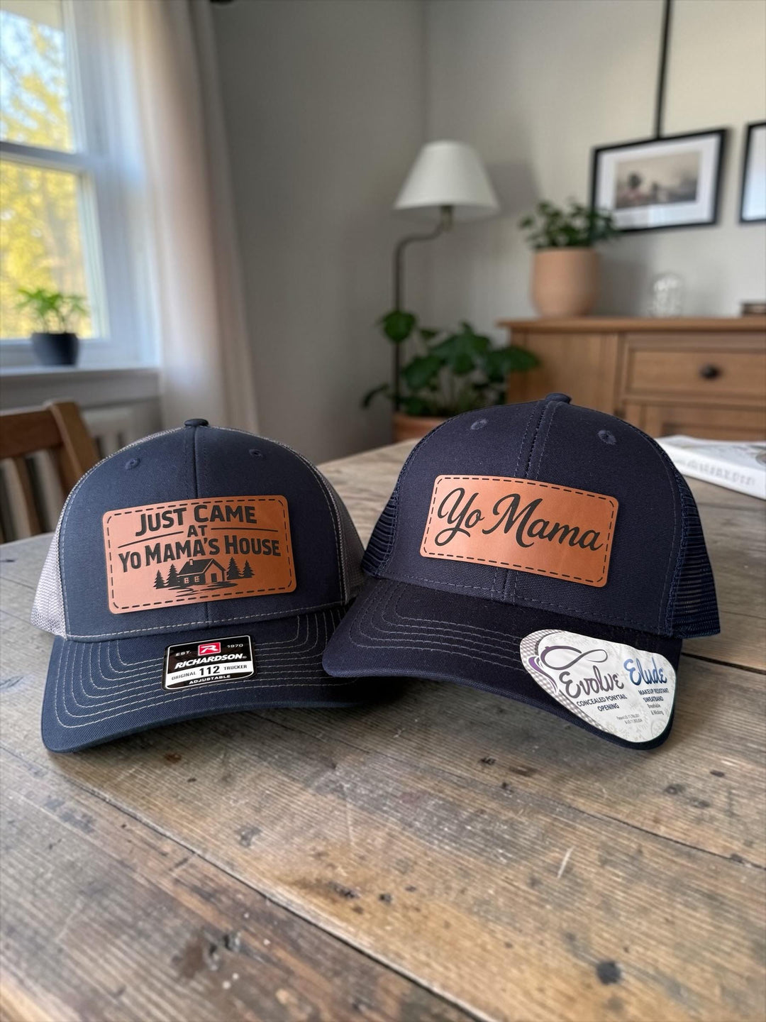 Matching Couple Hats, Funny Yo Mama Hat, Husband Wife Hat Set