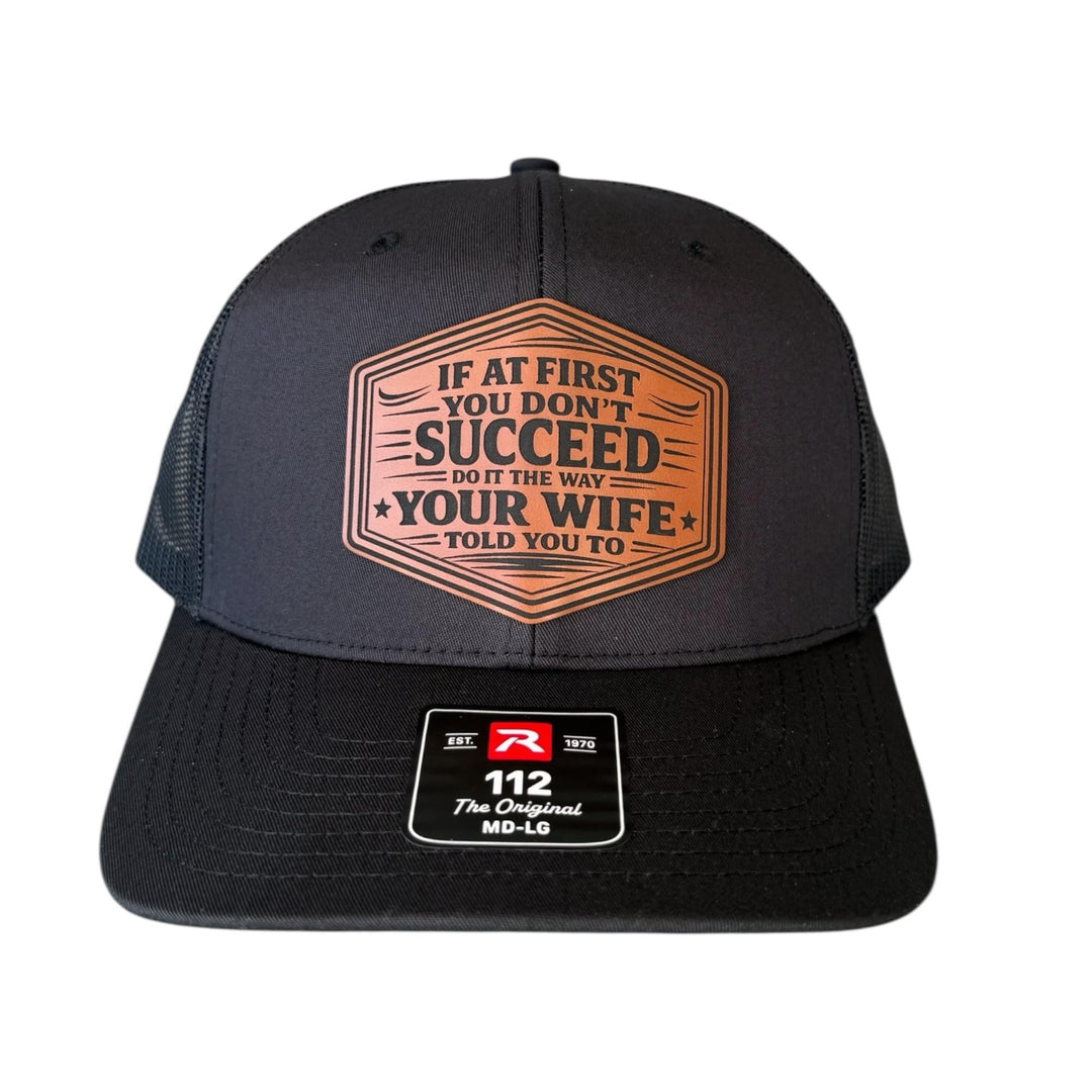 Funny Husband Trucker Hat, Mens Gift From Wife, Richardson 112 Snapback