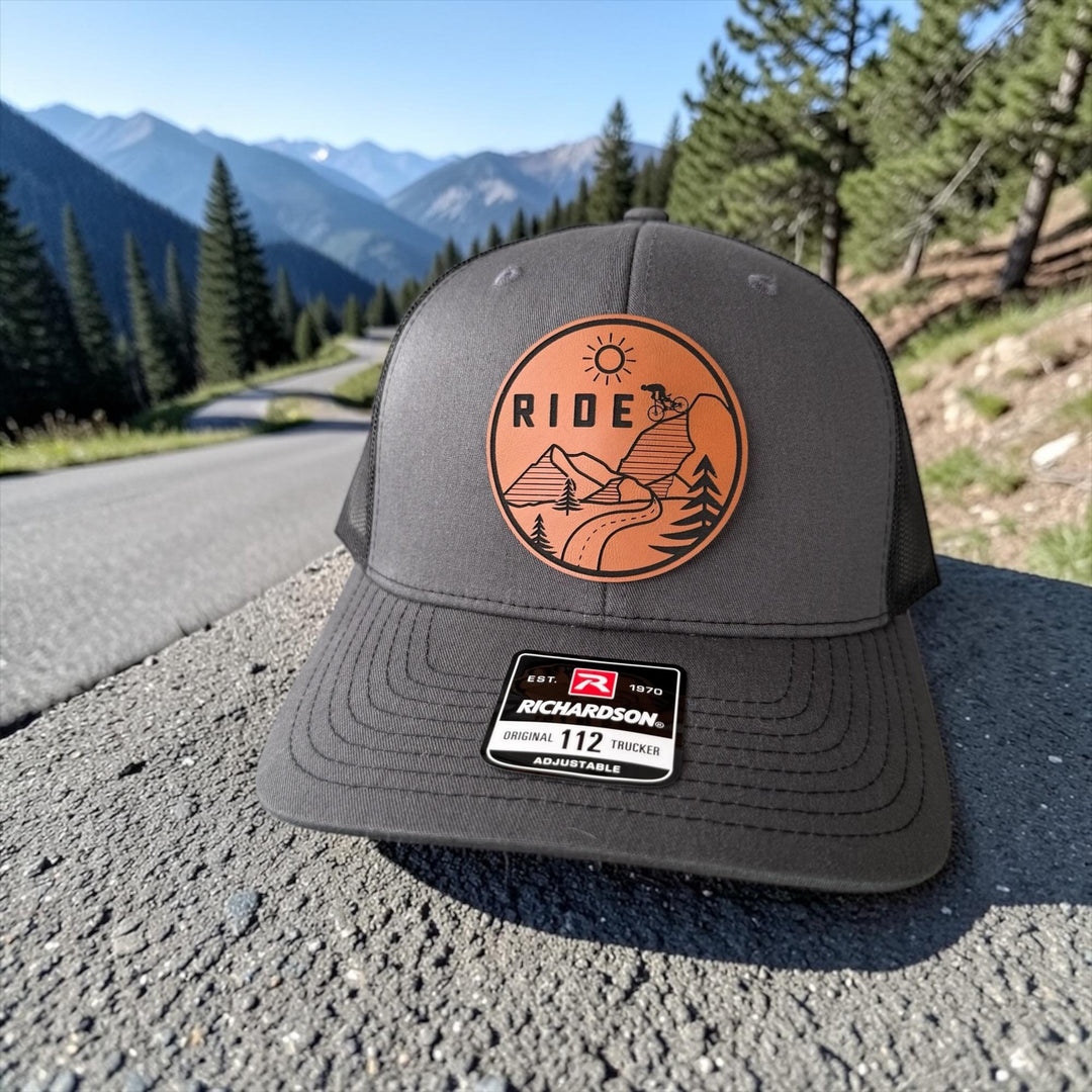 Cycling Gifts For Men, Bicycle Patch Trucker Hat, Richardson 112 Snapback
