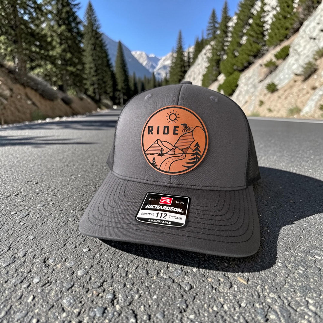 Cycling Gifts For Men, Bicycle Patch Trucker Hat, Richardson 112 Snapback