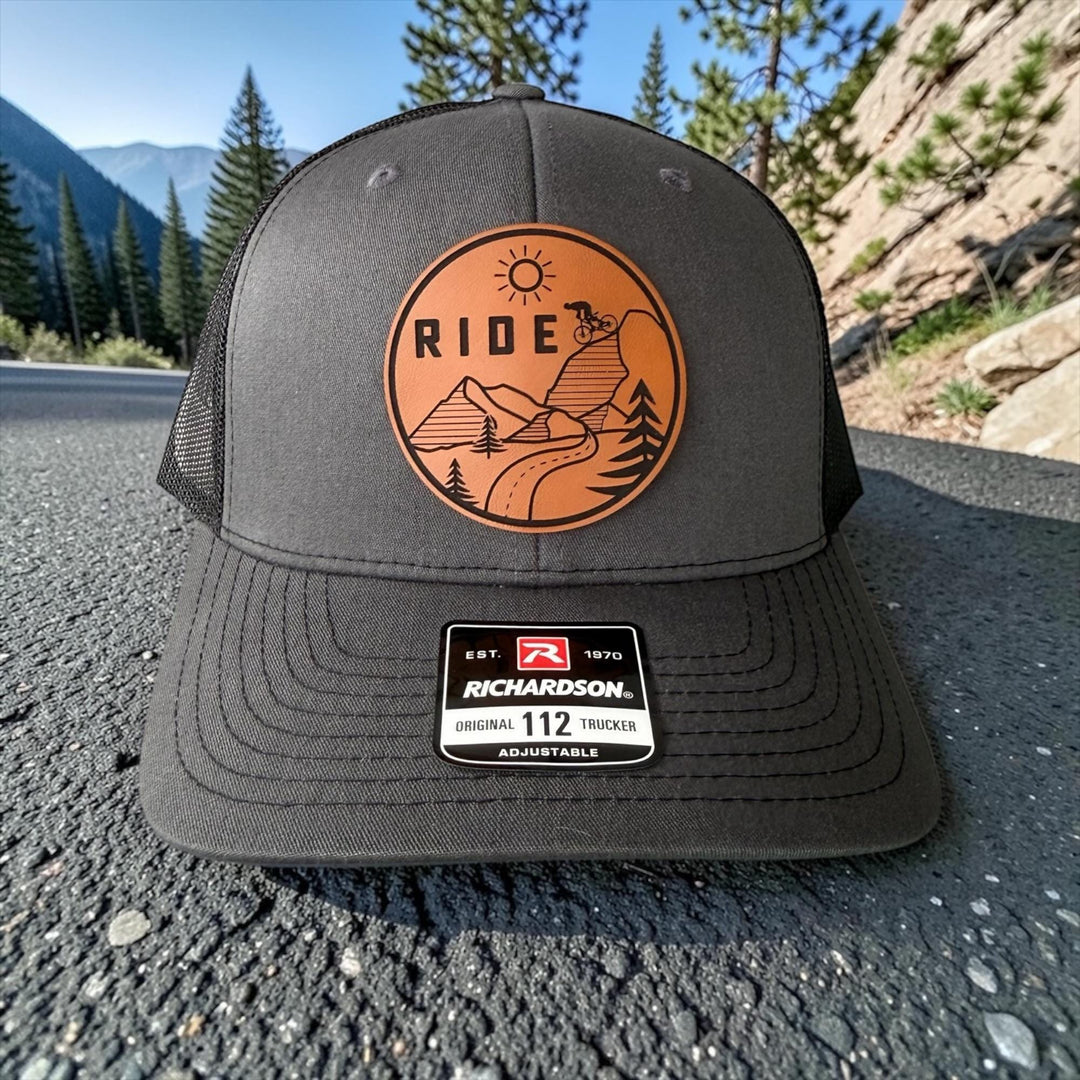 Cycling Gifts For Men, Bicycle Patch Trucker Hat, Richardson 112 Snapback