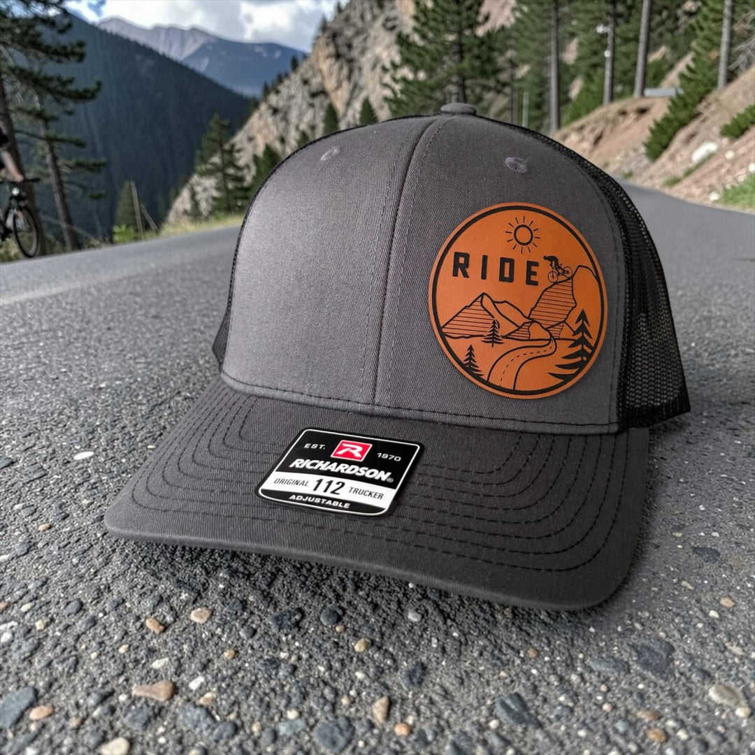 Cycling Gifts For Men, Bicycle Patch Trucker Hat, Richardson 112 Snapback