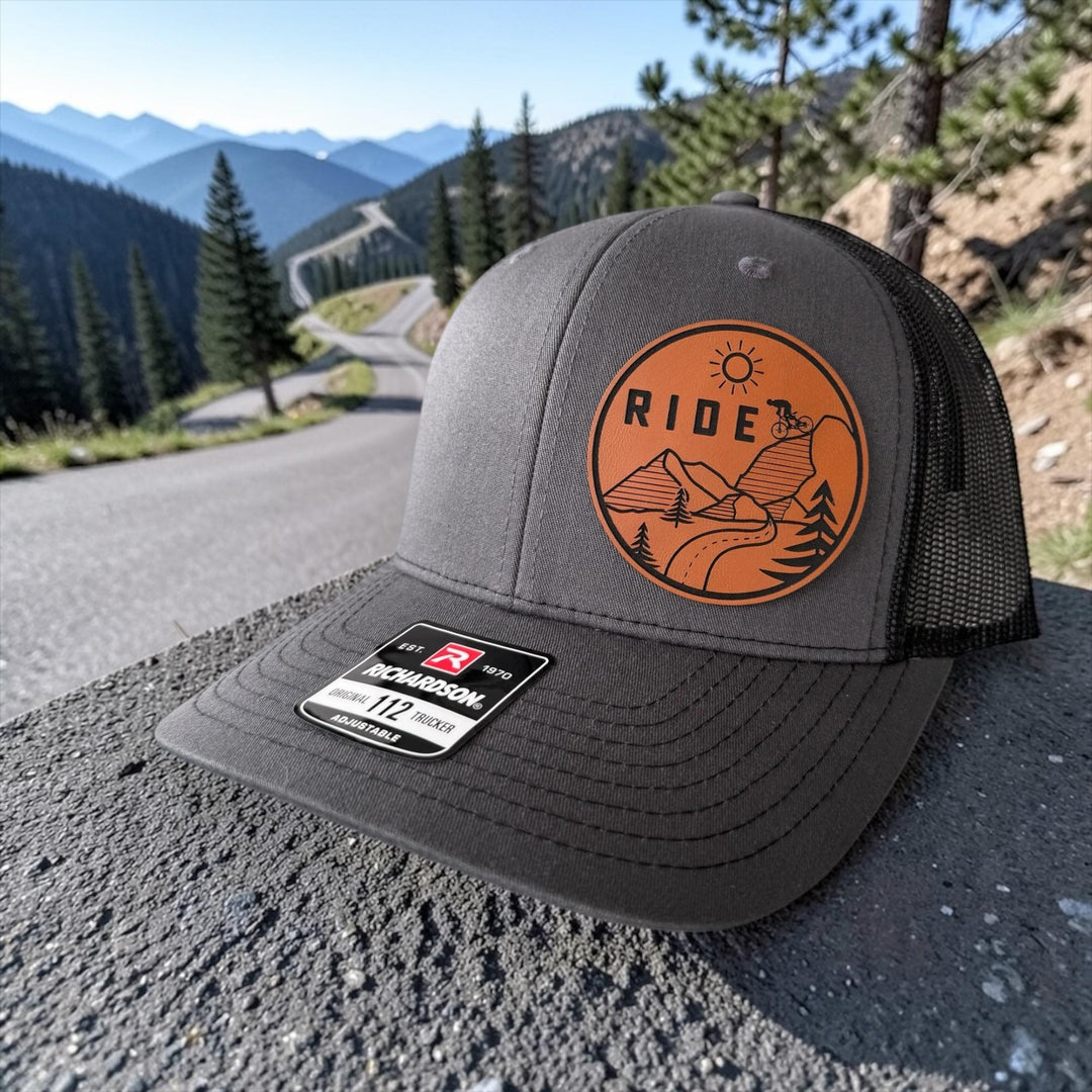Cycling Gifts For Men, Bicycle Patch Trucker Hat, Richardson 112 Snapback