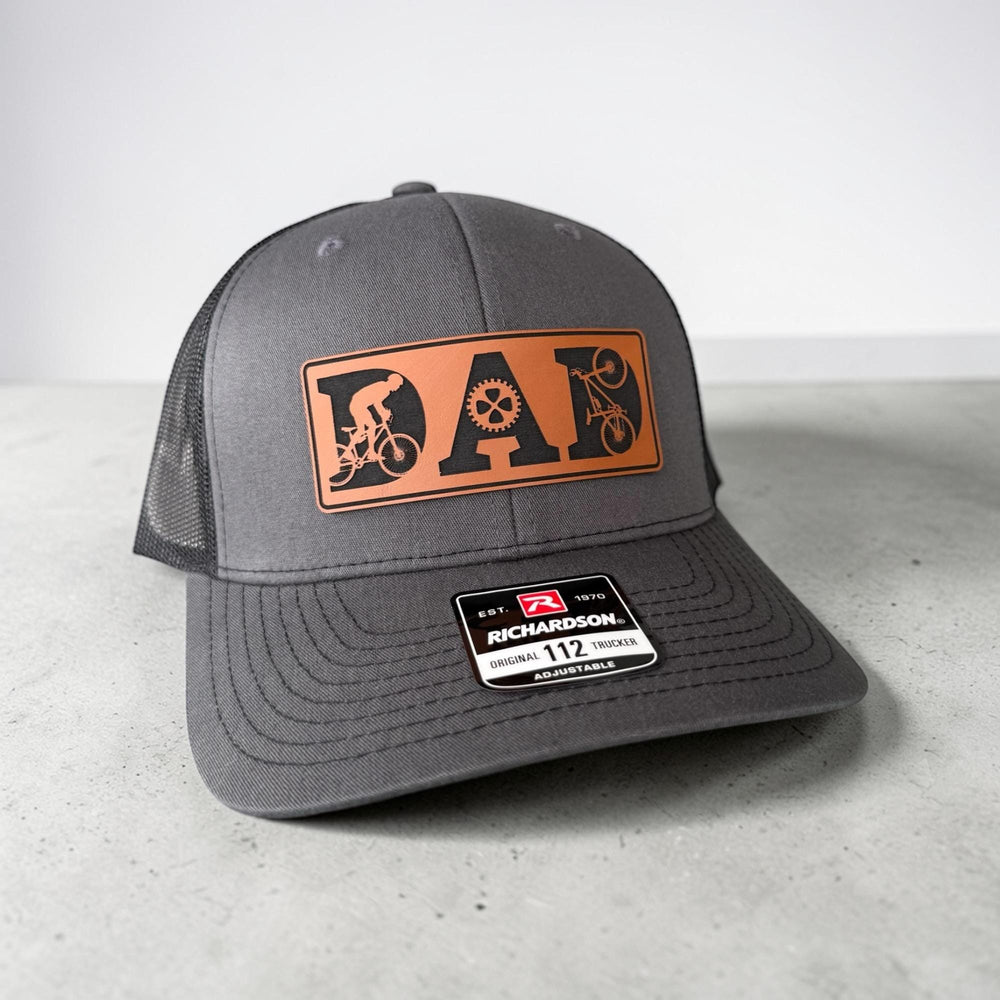 Mountain Bike Dad Trucker Hat, Cycling Dad Gift, Richardson 112