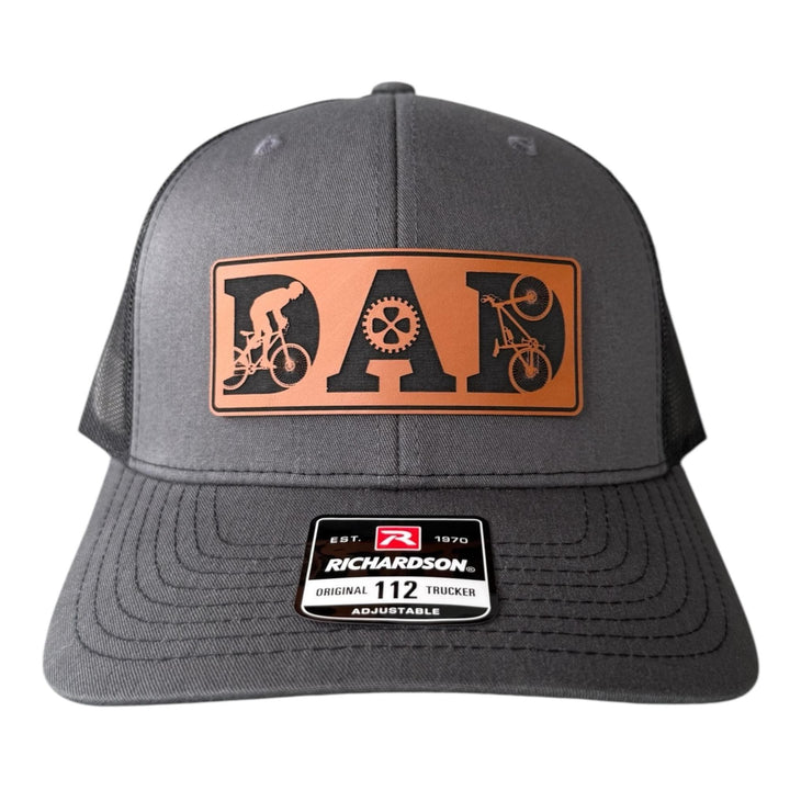 Mountain Bike Dad Trucker Hat, Cycling Dad Gift, Richardson 112