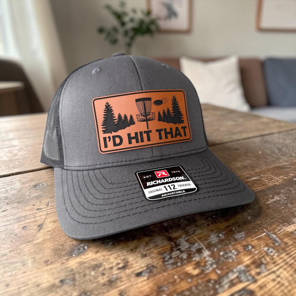 Disc Golf Hat For Men, I'd Hit That Trucker Hat, Richardson 112 Snapback