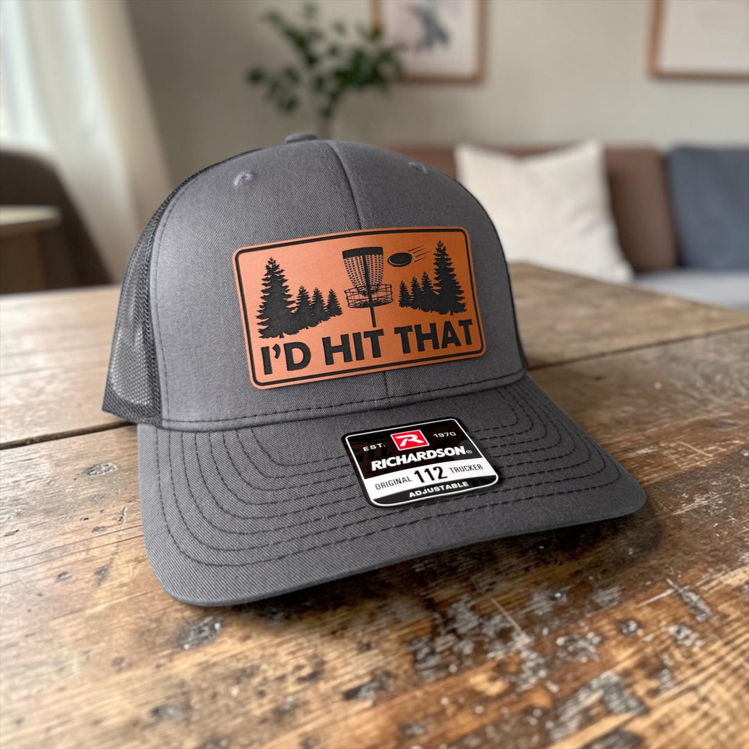 Disc Golf Hat For Men, I'd Hit That Trucker Hat, Richardson 112 Snapback
