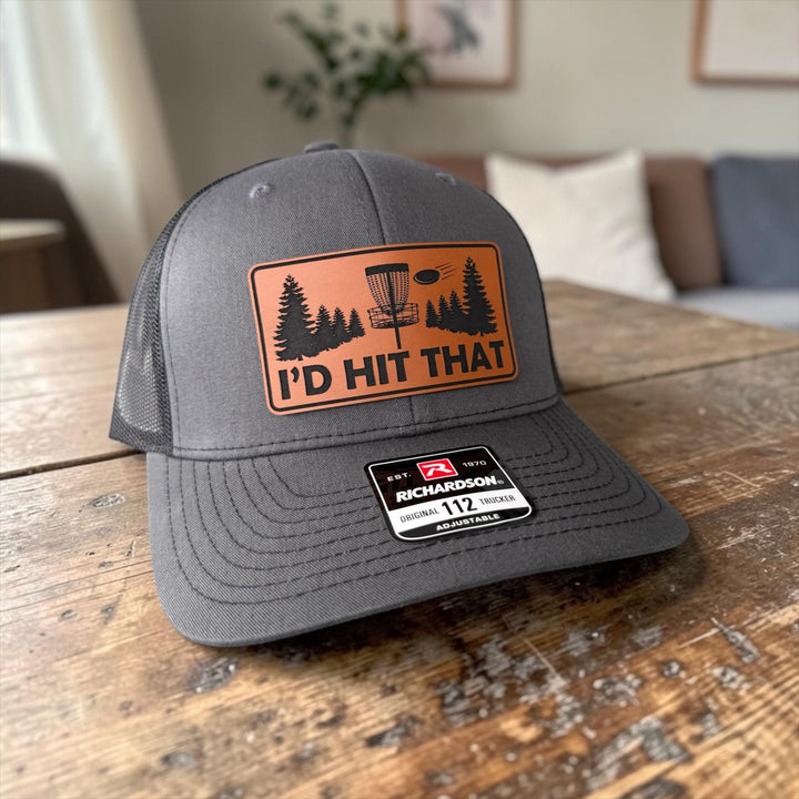 Disc Golf Hat For Men, I'd Hit That Trucker Hat, Richardson 112 Snapback