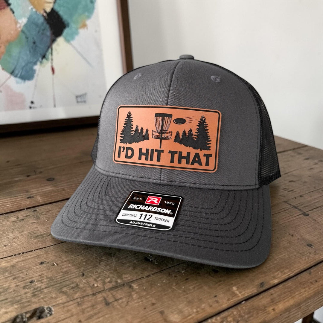 Disc Golf Hat For Men, I'd Hit That Trucker Hat, Richardson 112 Snapback