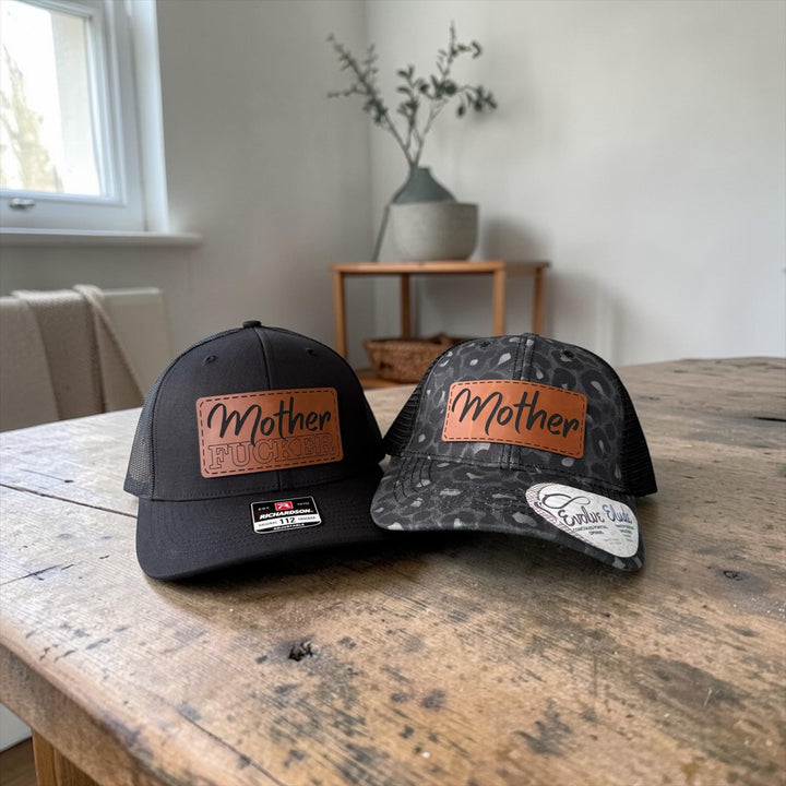 Matching Couple Hats, Funny Couples Trucker Hats, Mother F*cker Hat Set