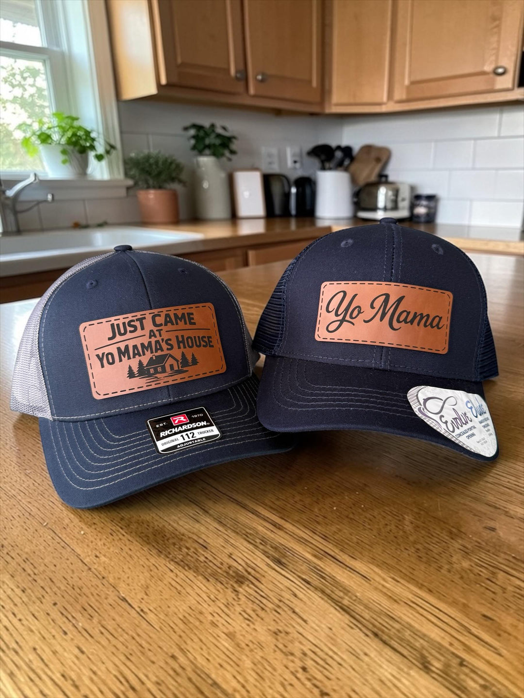 Matching Couple Hats, Funny Yo Mama Hat, Husband Wife Hat Set