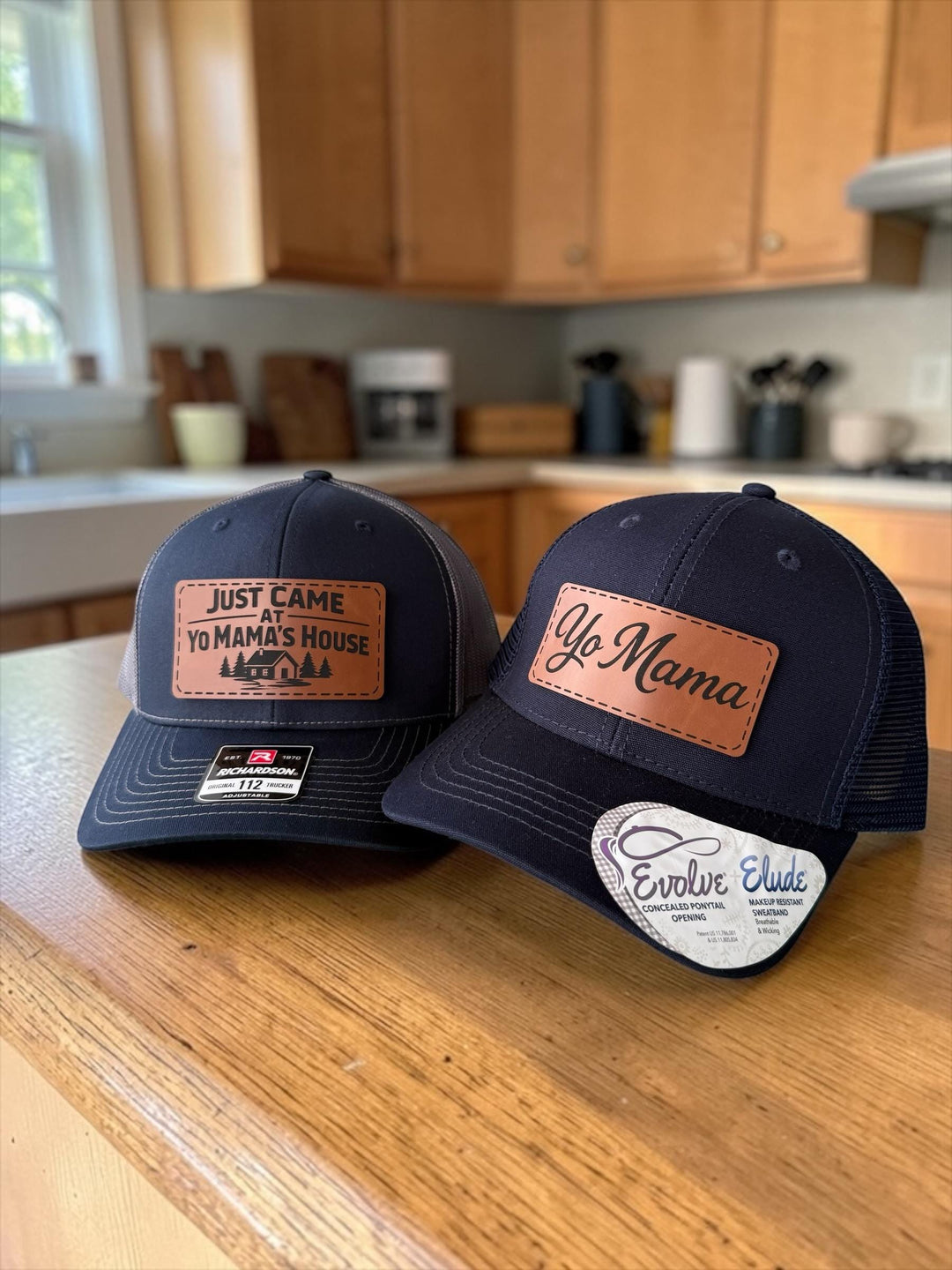 Matching Couple Hats, Funny Yo Mama Hat, Husband Wife Hat Set