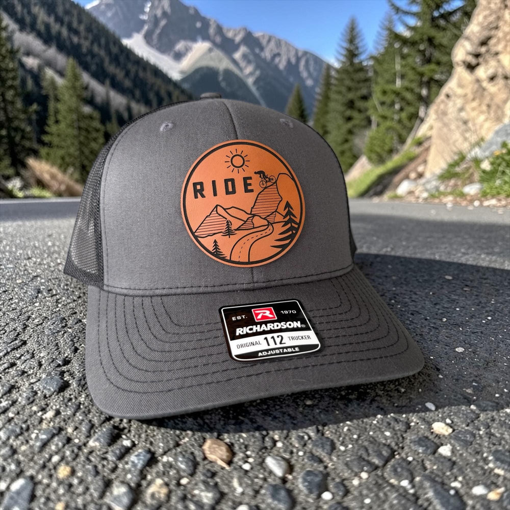 Cycling Gifts For Men, Bicycle Patch Trucker Hat, Richardson 112 Snapback