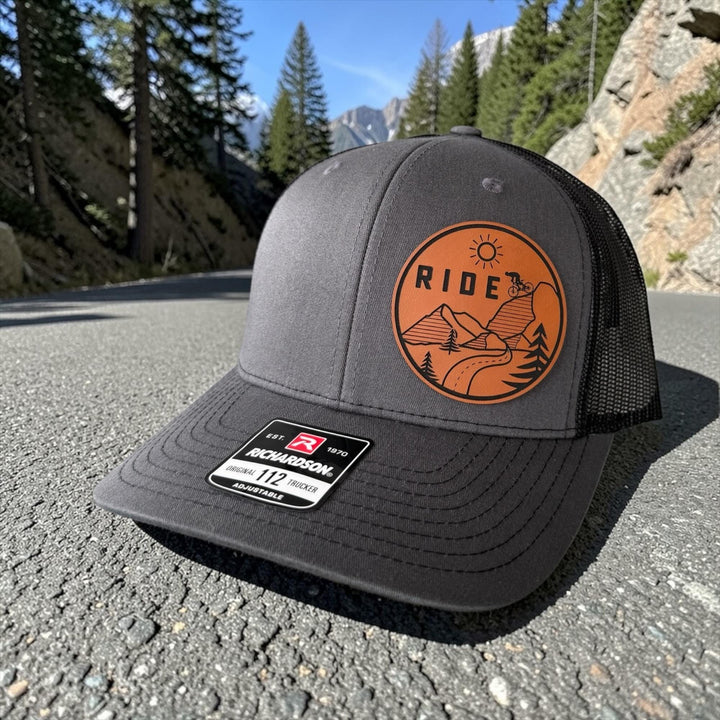 Cycling Gifts For Men, Bicycle Patch Trucker Hat, Richardson 112 Snapback