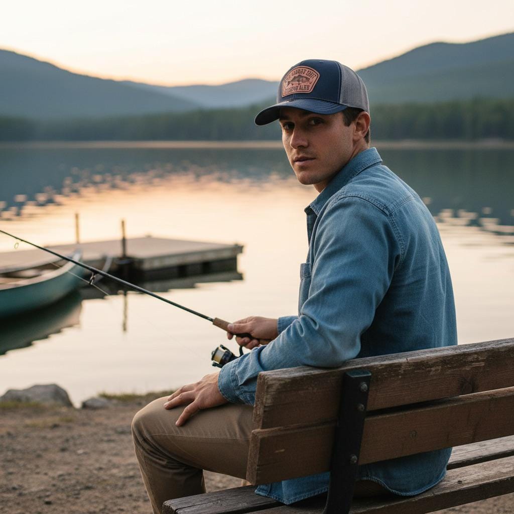 Crappie Hats For Men, Gift for Angler Fisherman, Richardson 112