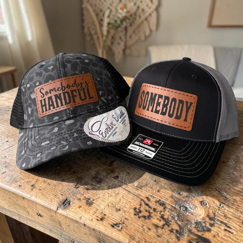Somebody's Handful Matching Couple Hats, Funny His and Her Gifts