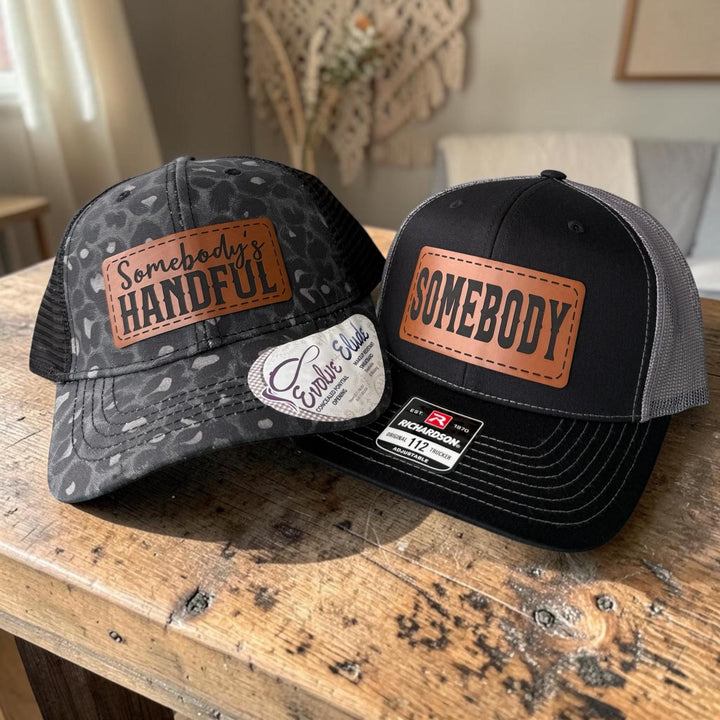 Somebody's Handful Matching Couple Hats, Funny His and Her Gifts