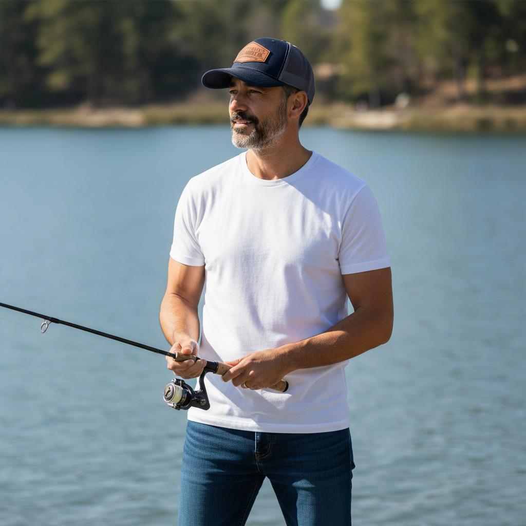 Custom Fishing Hat Men, Fishing Gift for Dad and Grandpa, Richardson 112