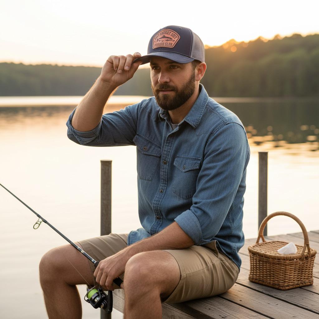 Crappie Hats For Men, Gift for Angler Fisherman, Richardson 112