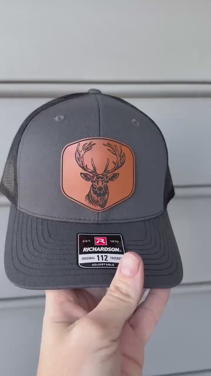 Deer Hunting Richardson 112 Trucker Hat, Hunting Dad Gift for Husband Birthday