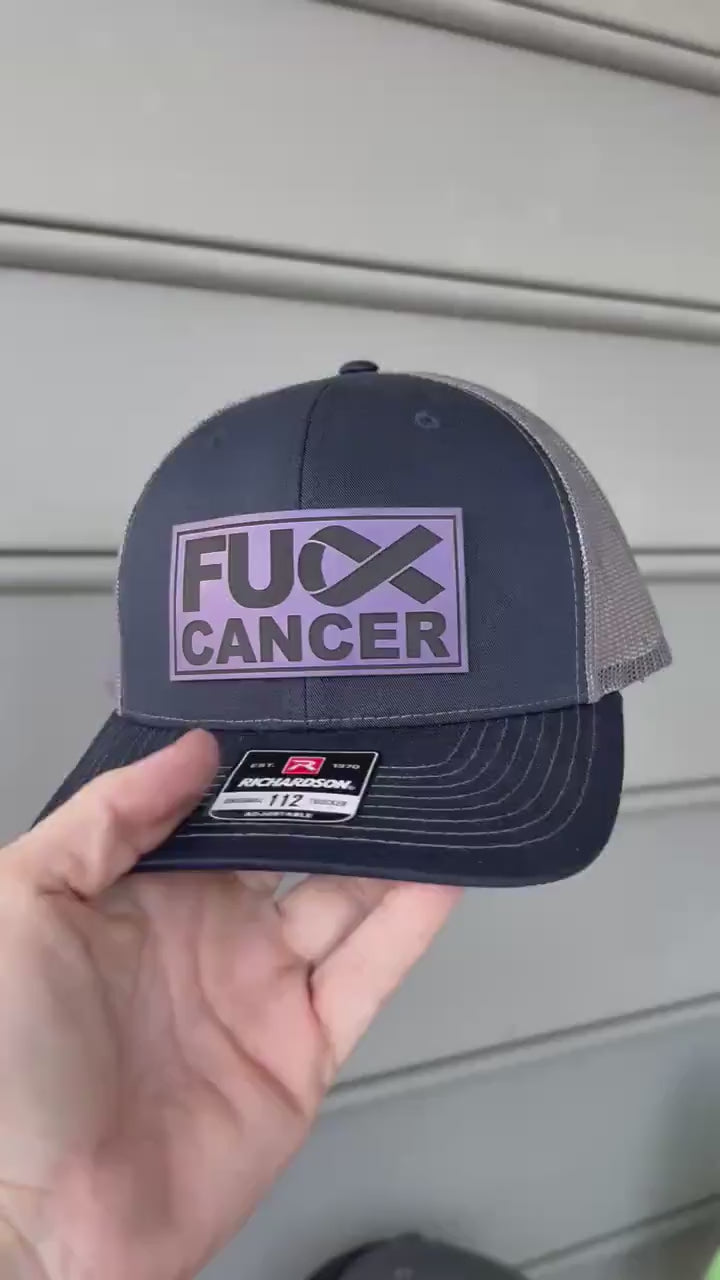 Pancreatic Cancer Awareness Trucker Hat for Men and Women, Purple Cancer Survivor Male Gift